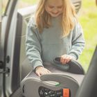 Petite&Mars, Optimus Pro, i-Size, podstawka samochodowa, black air, 125-150 cm