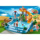 Playmobil, Family Fun, Basen odkryty ze zjeżdżalnią, 4858