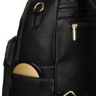 Plecak, czarny, skóra ekologiczna, Rovicky