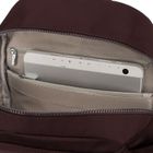Plecak miejski, bordowy, Peterson