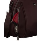 Plecak miejski, bordowy, Peterson