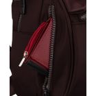 Plecak miejski, bordowy, Peterson