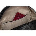 Plecak miejski, czarny, skóra ekologiczna, Peterson