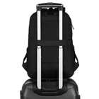 Plecak miejski na laptopa, czarny, Peterson