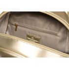 Plecak miejski, złoty, skóra ekologiczna, Peterson