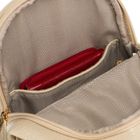 Plecak na jedno ramię, saszetka, beżowy, Peterson