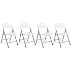 Plonos, krzesła ogrodowe składane, zestaw, 4 szt.