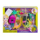 Polly Pocket, kompaktowa torebka Ananas, zestaw z laleczkami i akcesoriami