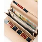 Portfel, beżowy, skóra ekologiczna, Peterson