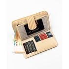 Portfel, beżowy, skóra ekologiczna, Peterson