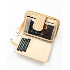 Portfel, beżowy, skóra ekologiczna, Peterson