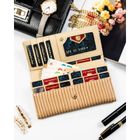 Portfel, beżowy, skóra ekologiczna, Peterson