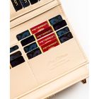 Portfel, beżowy, skóra ekologiczna, Peterson