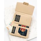 Portfel, beżowy, skóra ekologiczna, Peterson