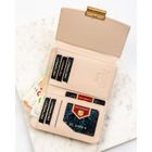 Portfel, beżowy, skóra ekologiczna, Peterson