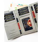 Portfel, biały, skóra ekologiczna, Peterson