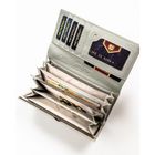 Portfel, biały, skóra ekologiczna, Peterson