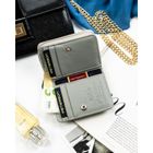 Portfel, biały, skóra ekologiczna, Peterson