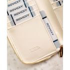 Portfel, biały, skóra ekologiczna, Rovicky