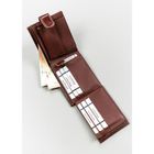 Portfel, brązowy, skóra ekologiczna, 4U Cavaldi