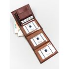 Portfel, brązowy, skóra ekologiczna, 4U Cavaldi