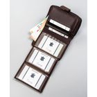 Portfel, brązowy, skóra ekologiczna, 4U Cavaldi