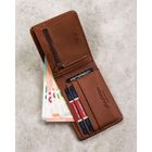 Portfel, brązowy, skóra ekologiczna, Peterson