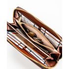 Portfel, brązowy, skóra ekologiczna, Rovicky