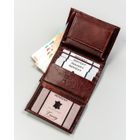 Portfel, brązowy, skórzany, RFID, Always Wild