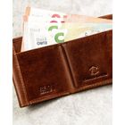 Portfel, brązowy, skórzany, Rovicky