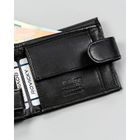 Portfel, czarny, skóra ekologiczna, 4U Cavaldi