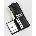 Portfel, czarny, skórzany, 4U Cavaldi