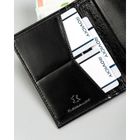 Portfel, czarny, skórzany, 4U Cavaldi