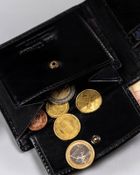 Portfel, czarny, skórzany, Peterson