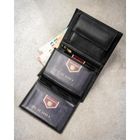 Portfel, czarny, skórzany, Peterson