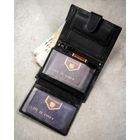 Portfel, czarny, skórzany, Peterson