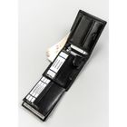 Portfel, czarny, skórzany, RFID, Loren