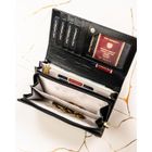 Portfel, czarny, skórzany, RFID, Peterson