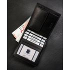 Portfel, czarny, skórzany, Ronaldo