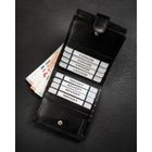 Portfel, czarny, skórzany, Ronaldo