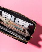 Portfel, czarny, skórzany, Rovicky