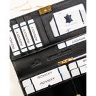 Portfel, czarny, skórzany, Rovicky