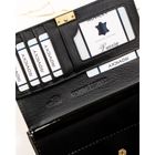 Portfel, czarny, skórzany, Rovicky