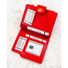 Portfel, czerwony, skóra ekologiczna, Rovicky