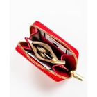 Portfel, czerwony, skóra ekologiczna, Rovicky