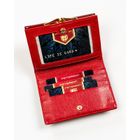 Portfel, czerwony, skórzany, Peterson