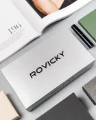 Portfel, czerwony, skórzany, RFID, Rovicky