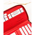 Portfel, czerwony, skórzany, RFID, Rovicky