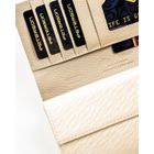 Portfel, ecru, Peterson