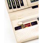 Portfel, ecru, Peterson